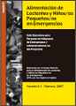 Alimentacion de lactantes y niños pequeños en emergencias